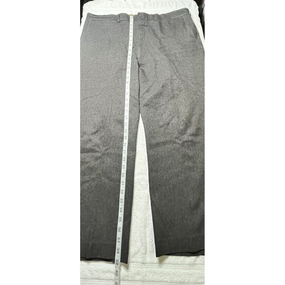 Vintage Perma Prest (Sears) Mens GrayDress Slacks Pants Full Fit 42W 29” Inseam - Picture 2 of 3